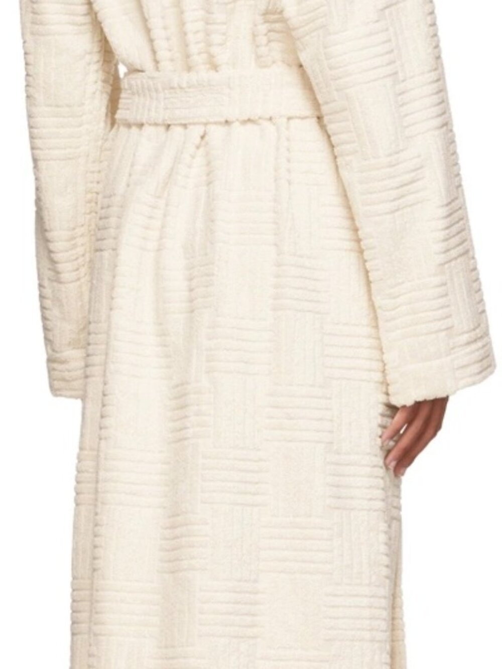 Bottega Veneta Off-White Intreccio Bath